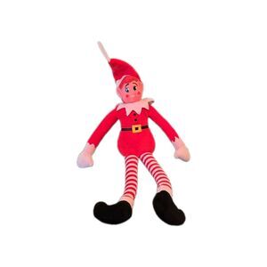 Elf Plush Red Doll Blue Eyed Boy Doll JoyIn Inc Shelf 15.5" Cute ELF ON A SHELF